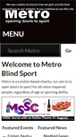 Mobile Screenshot of metroblindsport.org